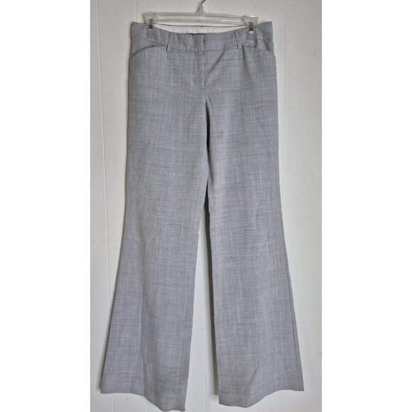 Express Design Studio Editor Wide Leg Striped Dress Pants Women's Size 4 - Picture 1 of 12